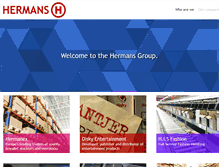 Tablet Screenshot of hermansgroup.com